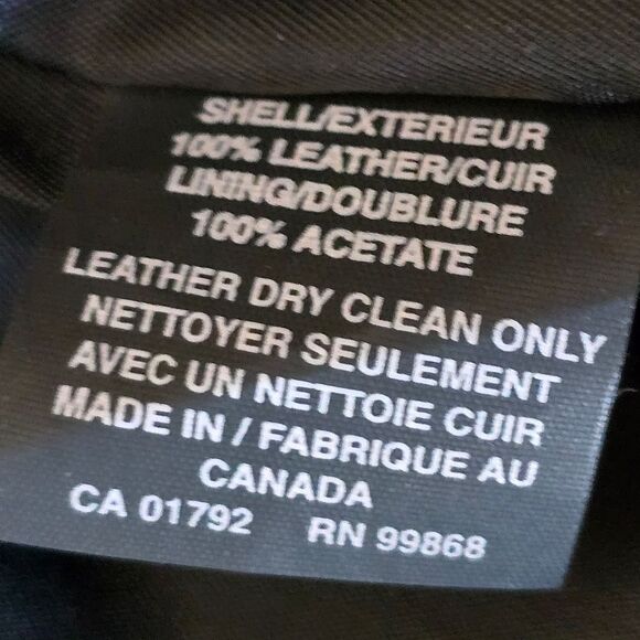 BISHOP Mens Genuine Leather California Highway Patrol Size XXL Black Biker - Picture 12 of 14